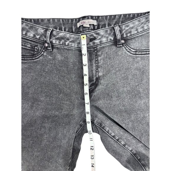 Cabi Womens Slim Fit Black Denim Jeans Size 10 - Picture 5 of 7
